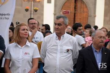 San Juan, escenario de la protocolaria ceremonia de salida del Rallye de Telde (Foto Francisco Javier Santana)